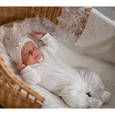 Комплект на выписку для девочки и мальчика Наследникъ 222-030-ЭК 1